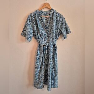 Vintage Uniforn House Dress 50's 60's Style Large Canadian Made